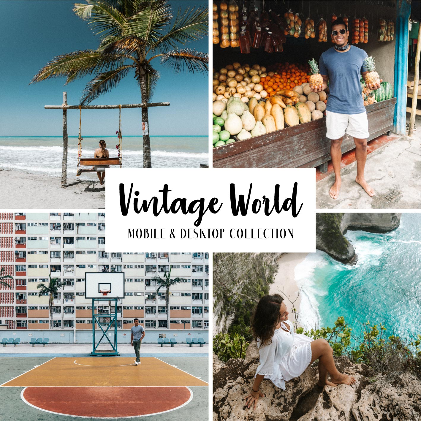 Presets "Vintage World" de @thisiseliasm y @sofiapozuelo para MÓVIL y ORDENADOR